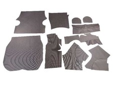 Trunk Floor Mat Cover For 59-60 Buick Electra 2dr Hardtop Convertible Gray 10pc