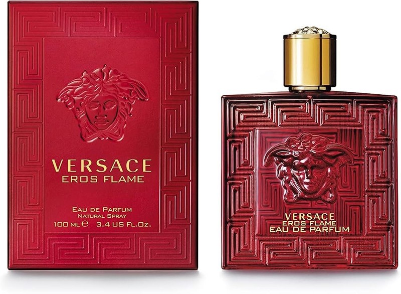 Versace Eros Flame Eau de Parfum Spray, Regular Size 3.4 fl oz