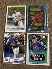 Brett Baty 4 Card Lot - Mets - 2022-2024 Includes Rookies Parallel  Base