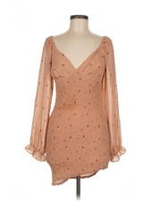 Fashion Nova Women Brown Cocktail Dress M