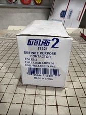 Mars 17321 , 2 Pole Definite Purpose Contactor 30A, 24V 