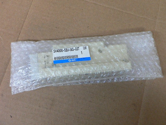 Smc Sv4000-52U-1As-03T Sup/Exh End Block Assy Int Smc Sv4000-52U-1As-03T