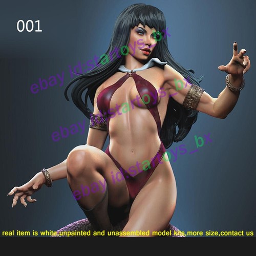 Kit Modelo Serpiente Vampirella 1/8 1/6 1/4 1/3 Sin Pintar Impresión 3D Sin Montar 2 Ver. - Imagen 4 de 16