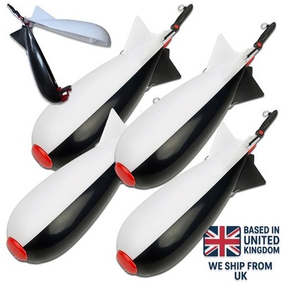 4X Spomb Carp Fishing Spod Bomb Bait Rocket Floats Carp Fishing Feeder Bait