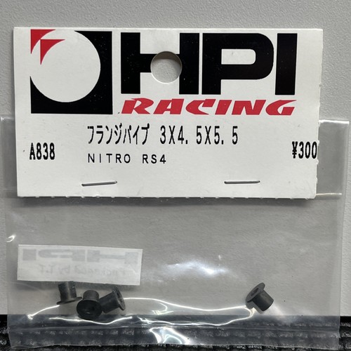 NEU HPI A838 FLANSCH ROHR LENKBUCHSEN FÜR NITRO RS4 2 RACER SUPER MINI