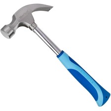 BlueSpot 8oz Steel Shaft Claw Hammer Fibreglass Handle For Framing Nailing 