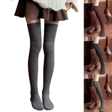 New Girls Ladies Women Thigh High Over the Knee Socks Soft Long Stockings US
