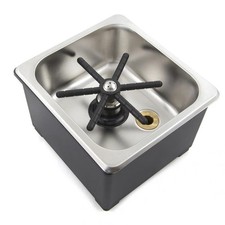 Barista Basics EPPRCT662 Counter Top Rinser 6 x 6 x 2 Pan Size