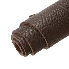 4.0-4.5mm Thick Genuine Leather Cow Pieces Leathercraft Brown Leather
