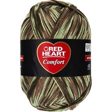 Red Heart Comfort Yarn-Light Camo Print