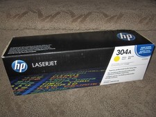 HP CC532A Yellow Toner Cartridge Genuine 304A LaserJet CP2025 CM2320 MFP