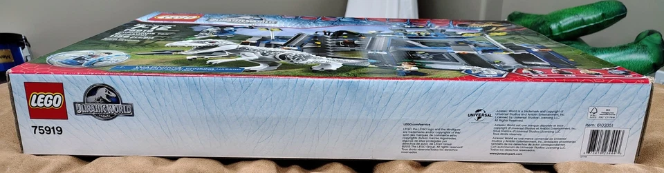 Lego 75919 Jurassic World Indominus Rex Breakout Set gebraucht vollständig - Bild 3 von 4