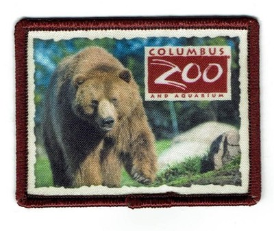 Girl Boy COLUMBUS ZOO & AQUARIUM Visit Day Tour 2.75'' Fun Patch Badge Scout Bear