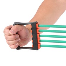 Chest Expander Portable Sturdy Ergonomic Elastic Detachable Arm Str HG