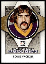 2008-09 In The Game Between Pipes Rogie Vachon Los Angeles Kings #82