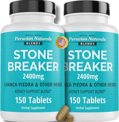 #ad Chanca Piedra Stone Breaker 300 Tablets Kidney Cleanse Detox 2400mg from Peru $24.99