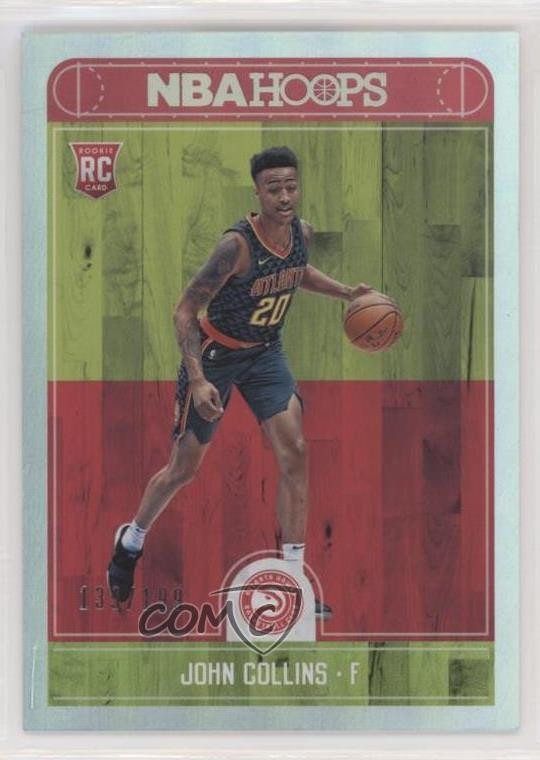 2017-18 Panini NBA Hoops Silver /199 John Collins #269 4f9