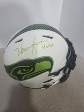Warren Moon Signed Seattle Seahawks Lunar Full Size Authentic Helmet Beckett COA
