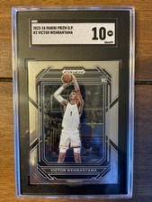 Victor Wembanyama 2023-24 Panini Prizm Draft Picks #2 Rookie Card SGC 10 GEM