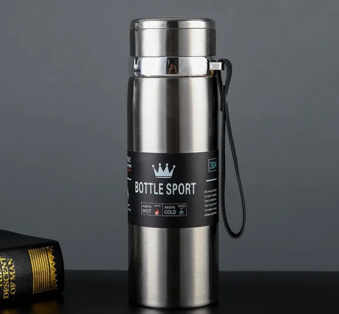 Stainless Steel Double Wall Smart Water Bottle Sustainable Vacuum Flasks For Men