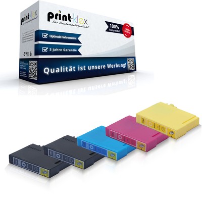5x Kompatible Tintenpatronen für Epson Stylus SX125 Farb Set - Drucker Pro Serie