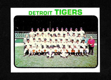 1973 TOPPS BASEBALL SET-BREAK # 191 DETROIT TIGERS TEAM CARD EX-MT