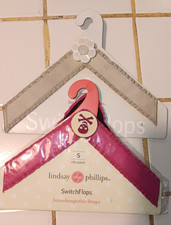 2 New SWITCH FLOPS Lindsay Phillips Interchangeable STRAPS ELANOR JENNA Small