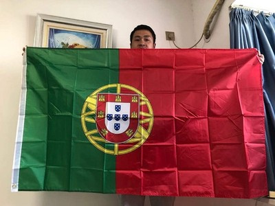 SKY FLAG Portugal Flagge 3ftx5ft 90x150cm hängend Portugal Flagge Polyester Standard