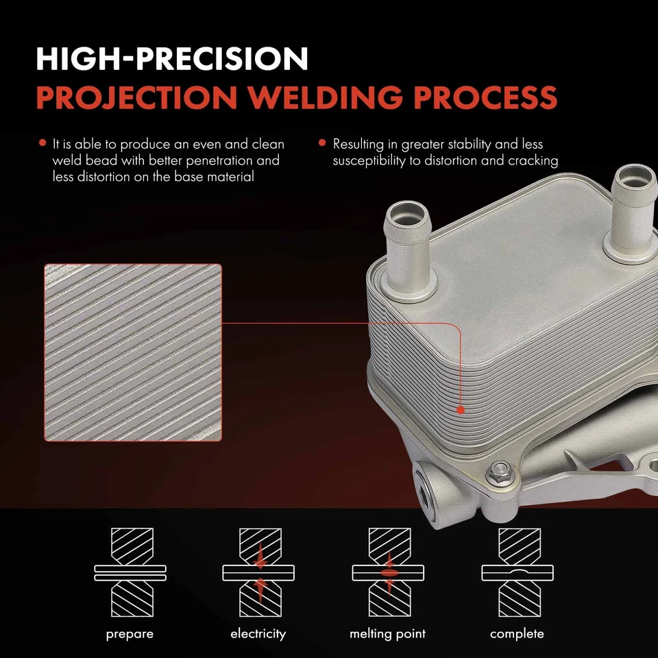 Engine Oil Cooler for Chevrolet Silverado 1500 Colorado GMC Sierra 1500 Canyon - Image 4 of 4