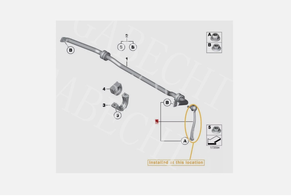 For Rolls Royce Phantom Front Control Arm Steering Joint Repair Kit 31120409267