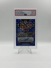 2023-24 Panini Mosaic - Showtime Signatures Mosaic Dennis Rodman Blue Prizm /49 