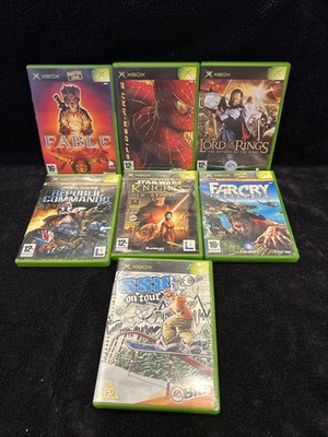 Microsoft Xbox PAL Spiele Bundle X7 komplett mit Anleitungen