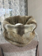 Echt Pelz Kragen Echtem Pelz Wie Nerz Für Jacke Mantel Stola Schal Schlauchschal