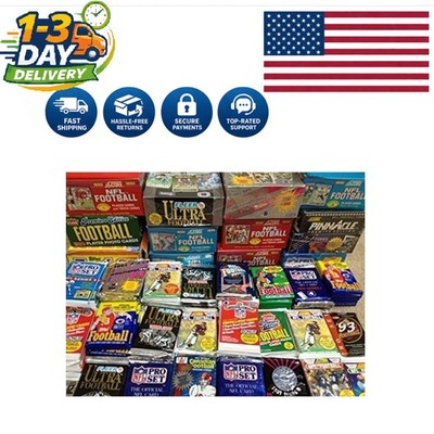 Collectible NFL Cards: 60 Unopened Cards Featuring Hall of Famers & Rookies