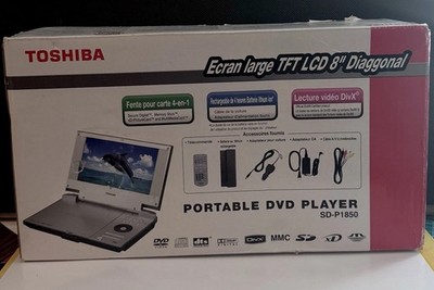 TOSHIBA ポータブルDVDプレーヤー SD-P1850 TOSHIBA ポータブルDVD