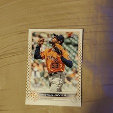 Topps 2022 Series 1 Cristian Javier Houston Astros #211 Baseball Card