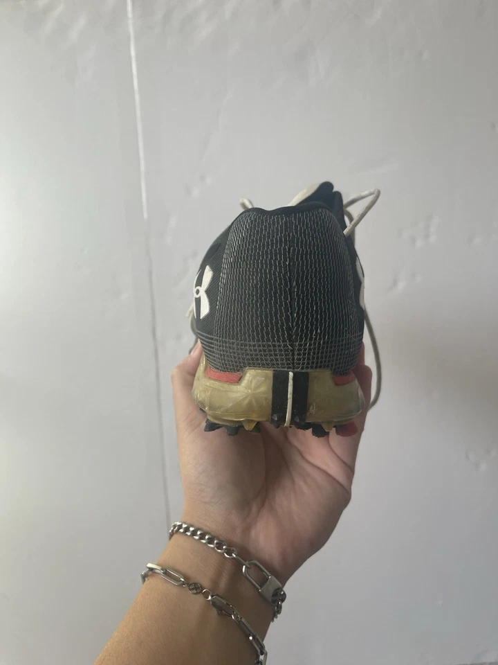 Туфли мужские Under Armour Speth 2 золотистые 10,5 белые черные с шипами для гольфа 3000165-104 - Изображение 3 из 4