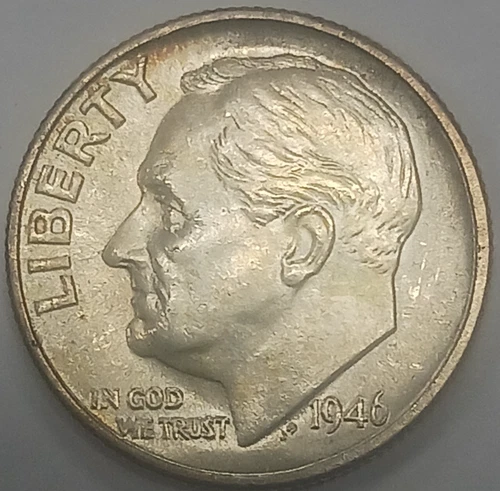 1946 Silver Roosevelt Dime BU Uncirculated