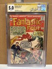 FANTASTIC FOUR #6: CGC 5.0: SS: Signature Series STAN LEE: 2