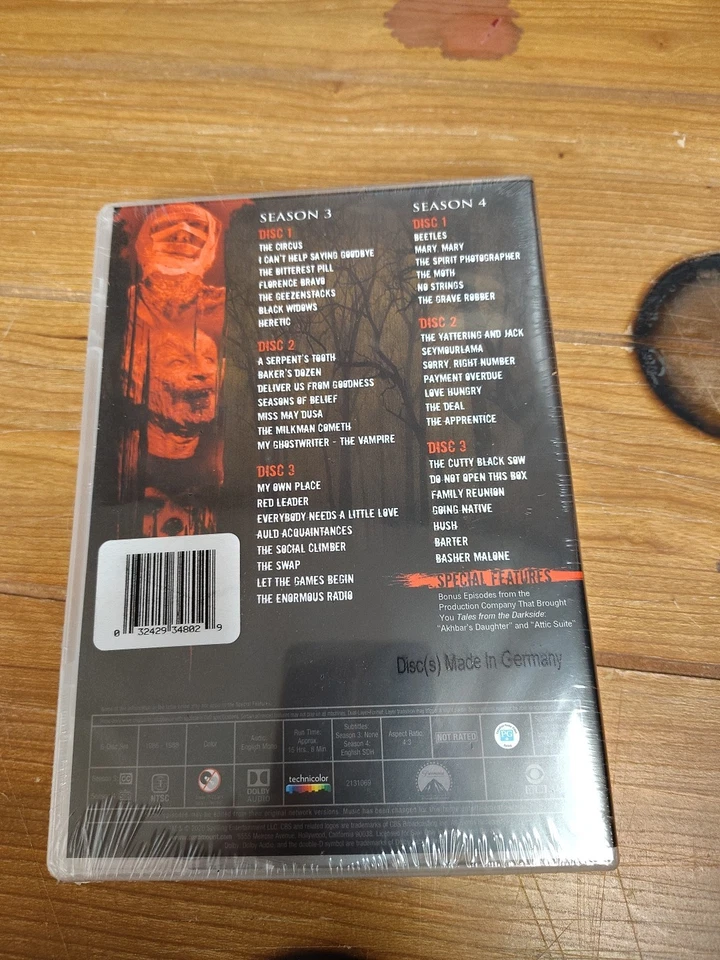 Tales From The Darkside Complete Series Seasons 1-4 DVD 12-Disc Box Set New - Image 2 of 2
