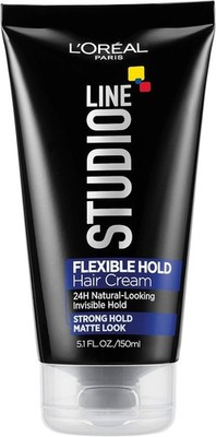 L'OREAL STUDIO LINE FLEXIBLE HOLD HAIR CREAM STRONG HOLD MATTE LOOK