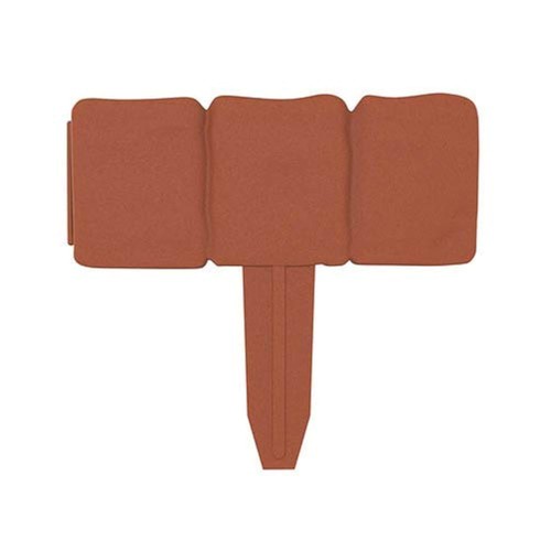 Plastic Garden Edging Stone-Look Border-Decorative Flower Bed Fence for