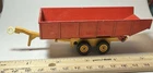 Vintage Lesney Matchbox 1970 Farm Trailer King Size Diecast Tilt Bed Red Yellow