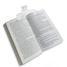 Transparent Book Page Holder for Reading Music Book Opener Page Marker Clips