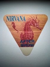 NIRVANA - Genuine Unused In Utero Tour After Show Pass - Rare