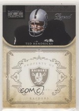 2011 Playoff National Treasures Legend 40/99 Ted Hendricks #195 HOF 5w7