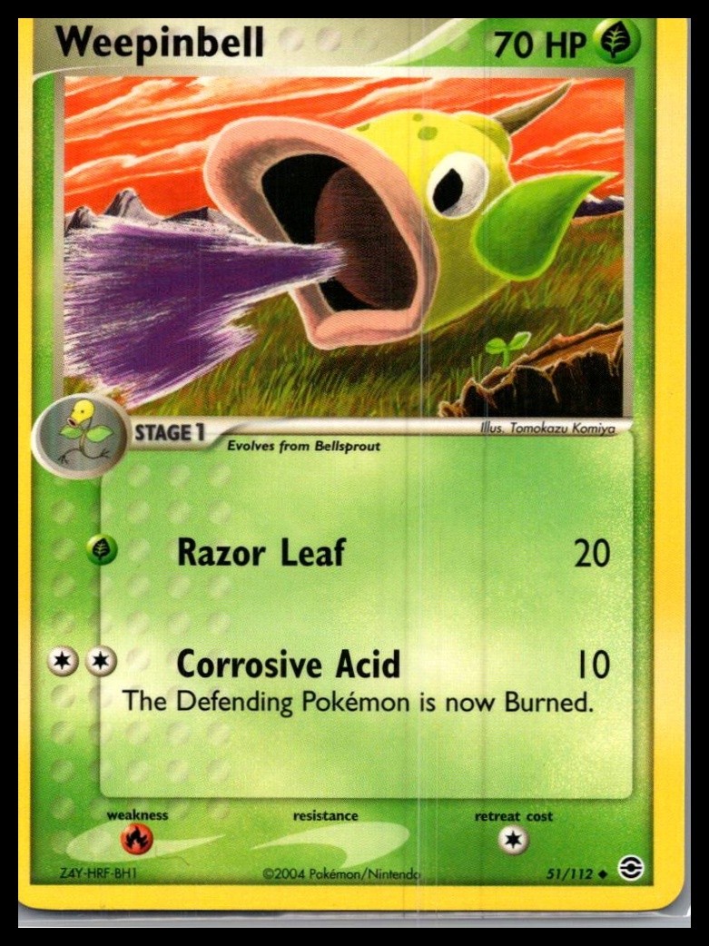 EX FireRed & LeafGreen #51/112 Weepinbell