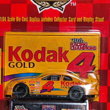 Racing Champions Kodak Gold 4 1998 Chevrolet Monte Carlo 1:64 NASCAR w/ Card