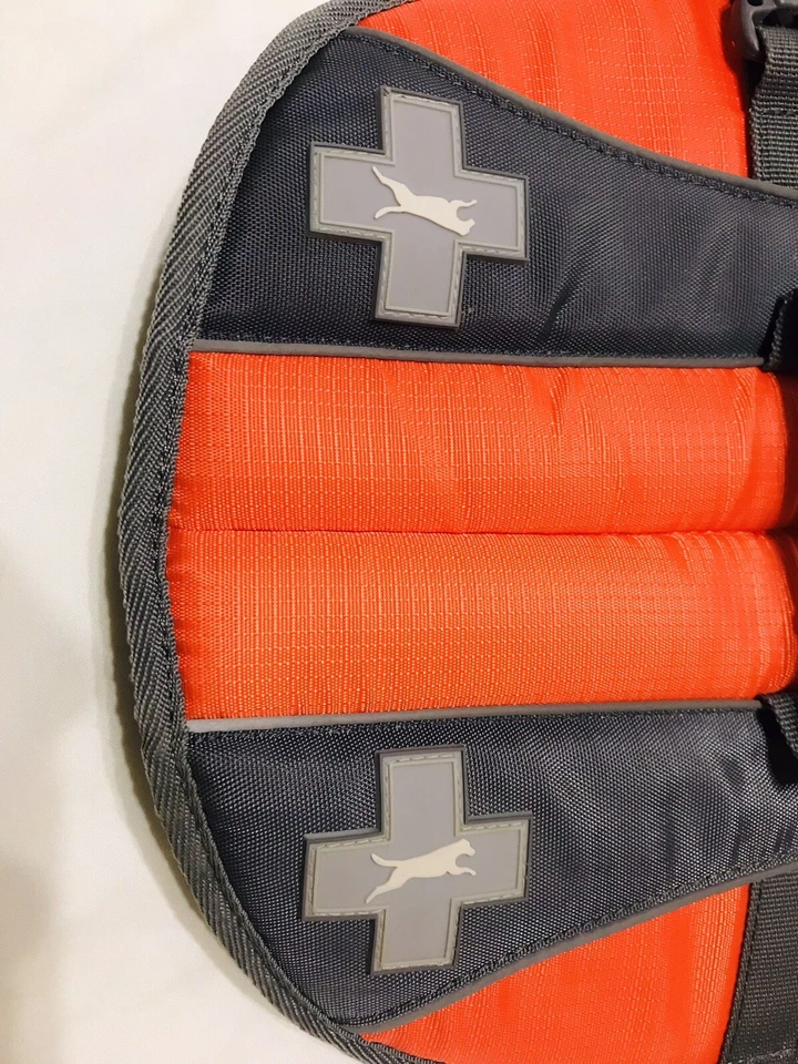 Chaleco salvavidas Top Paw naranja de neopreno para perro talla Mediano 15-30 libras Foto 2 de 4