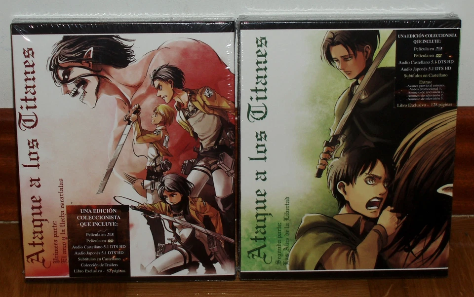 Attaque A les Titans Ed.coleccionista 1ª Y 2. Teil 2 Blu-Ray + 2 DVD + Livre - Photo 1/1